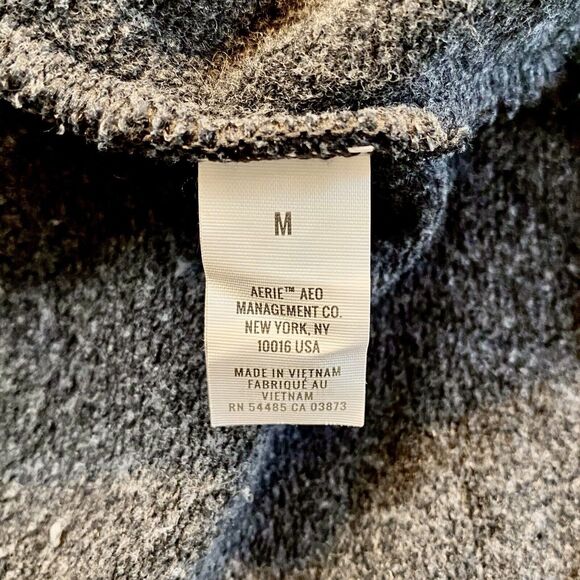 Aerie Women’s Cozy Black Cardigan Hoodie Size: M - Picture 10 of 16